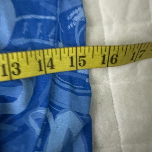 FRESH PRODUCE Womens Dress Small Blue Midi Stretch Knit Summer Beach Resort - Picture 8 of 10